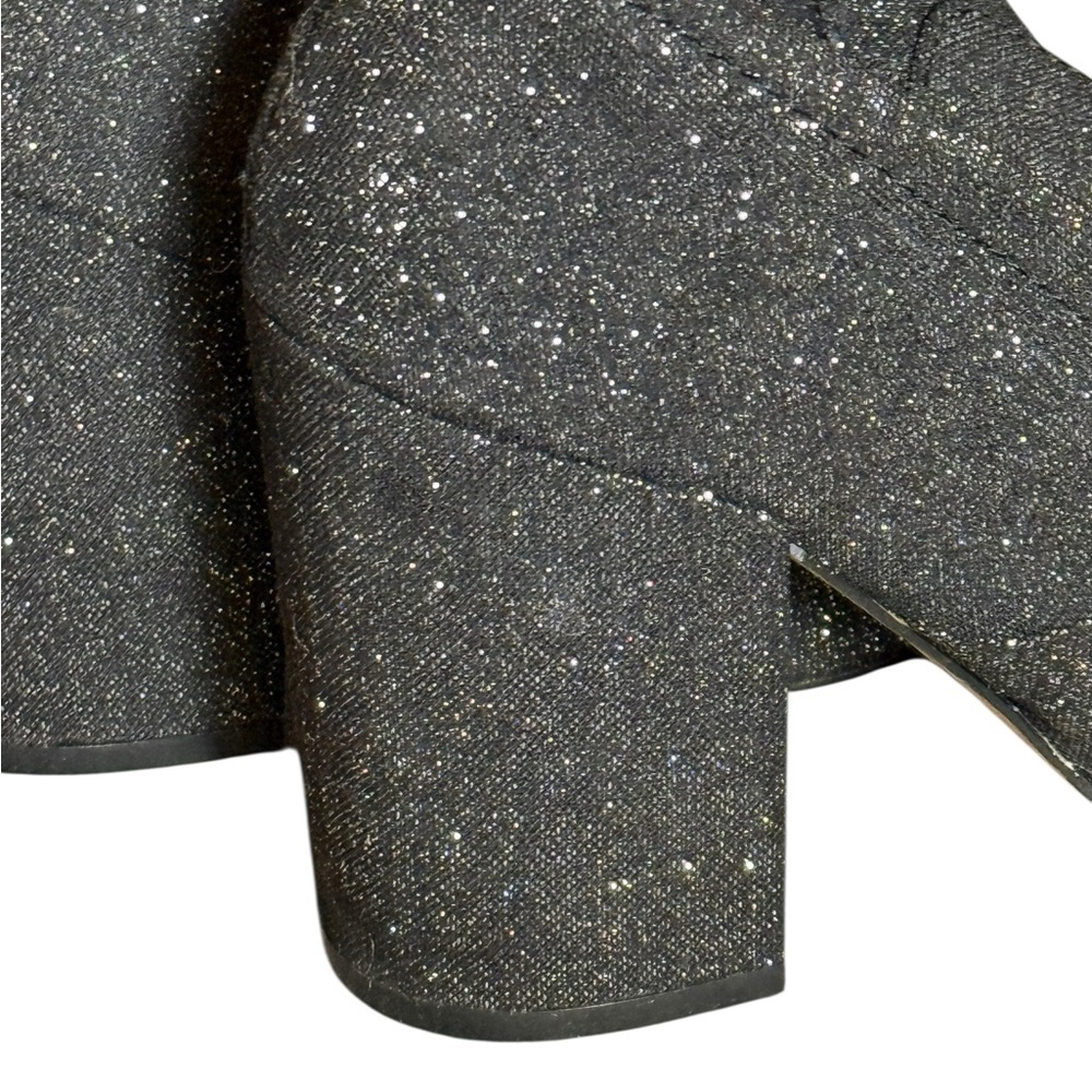 Express Glitter Ankle Booties 7 - Picture 7 of 9